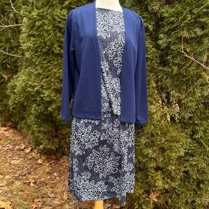 Vintage Blair 3 piece skirt, top, jacket set-tagged 14P